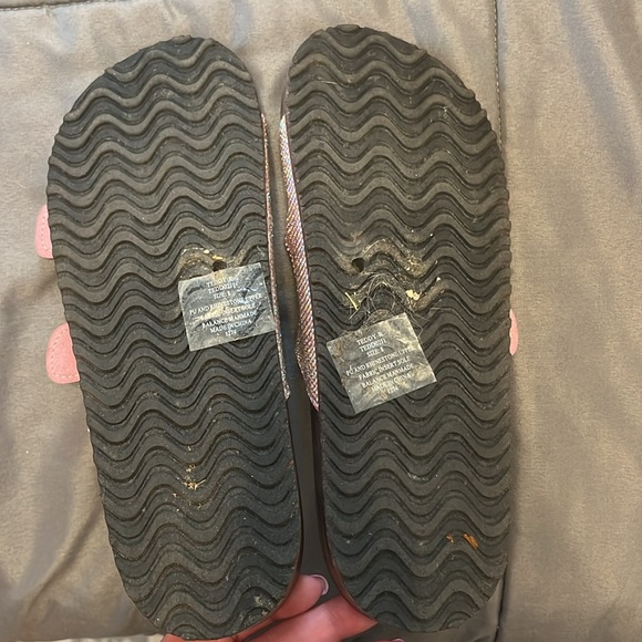 Madden Girl Pink Sparkle Sandals - Picture 3 of 4